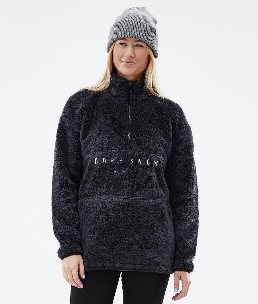 Women\'s Dope Pile W Fleece Sweater Phantom Black  USA |  IVHOC-7093