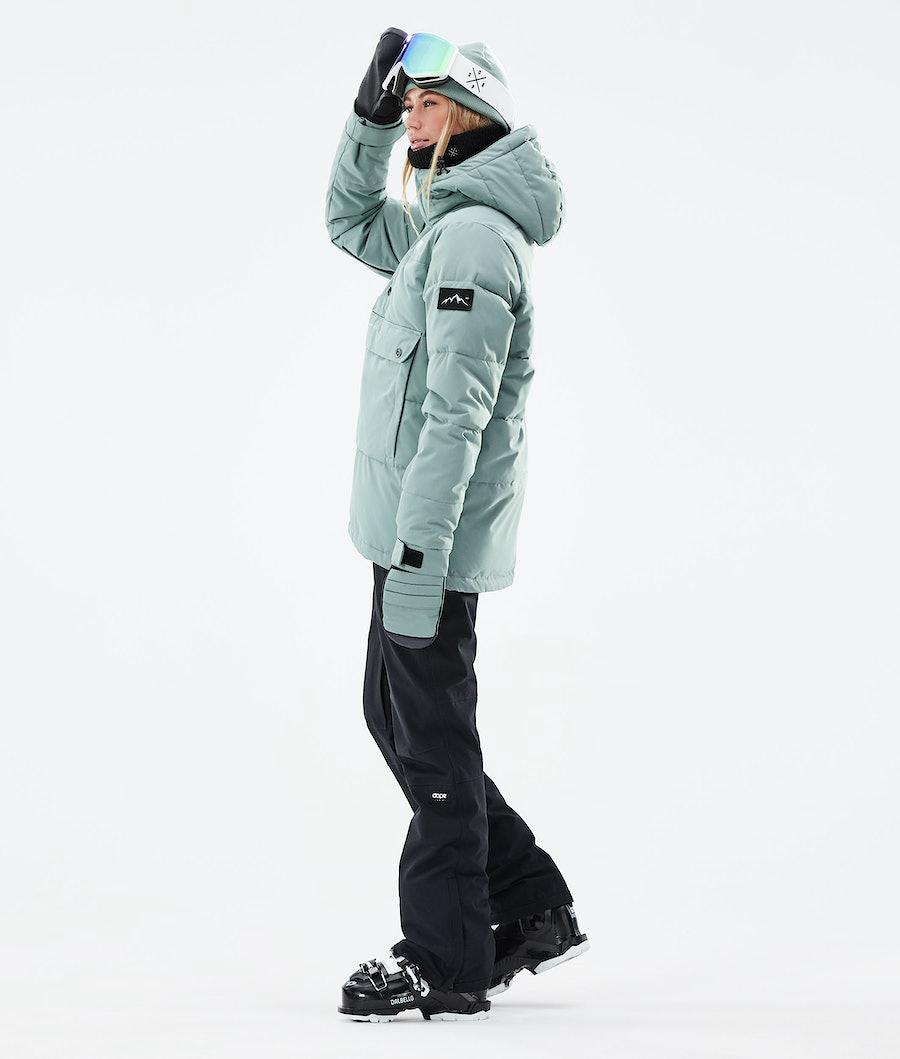 Women's Dope Puffer W 2021 Ski Jacket Faded Green  USA |  QAPNS-2530