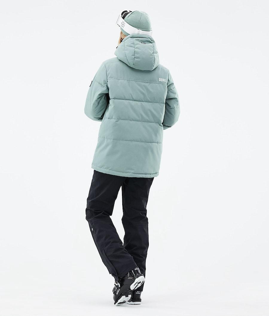 Women's Dope Puffer W 2021 Ski Jacket Faded Green  USA |  QAPNS-2530