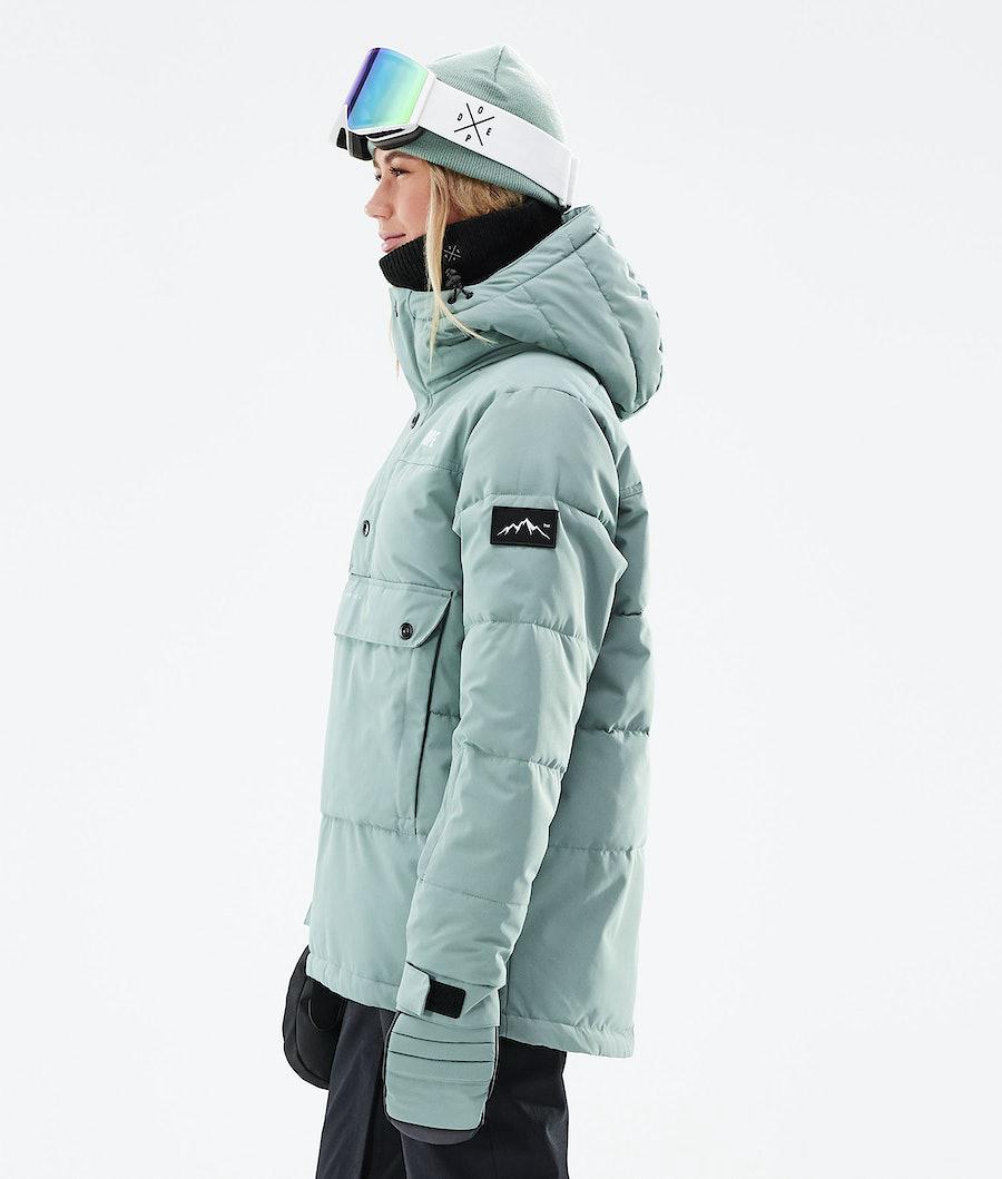 Women's Dope Puffer W 2021 Ski Jacket Faded Green  USA |  QAPNS-2530