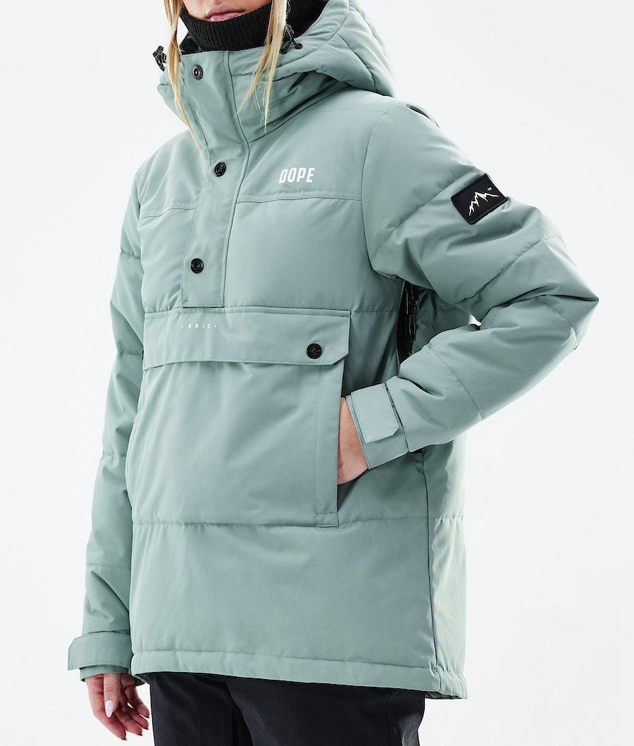 Women's Dope Puffer W 2021 Ski Jacket Faded Green  USA |  QAPNS-2530