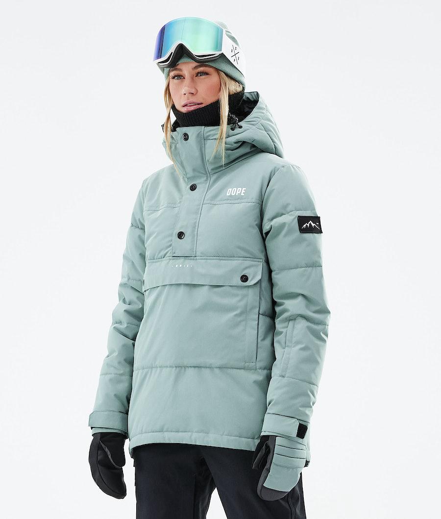 Women\'s Dope Puffer W 2021 Ski Jacket Faded Green  USA |  QAPNS-2530