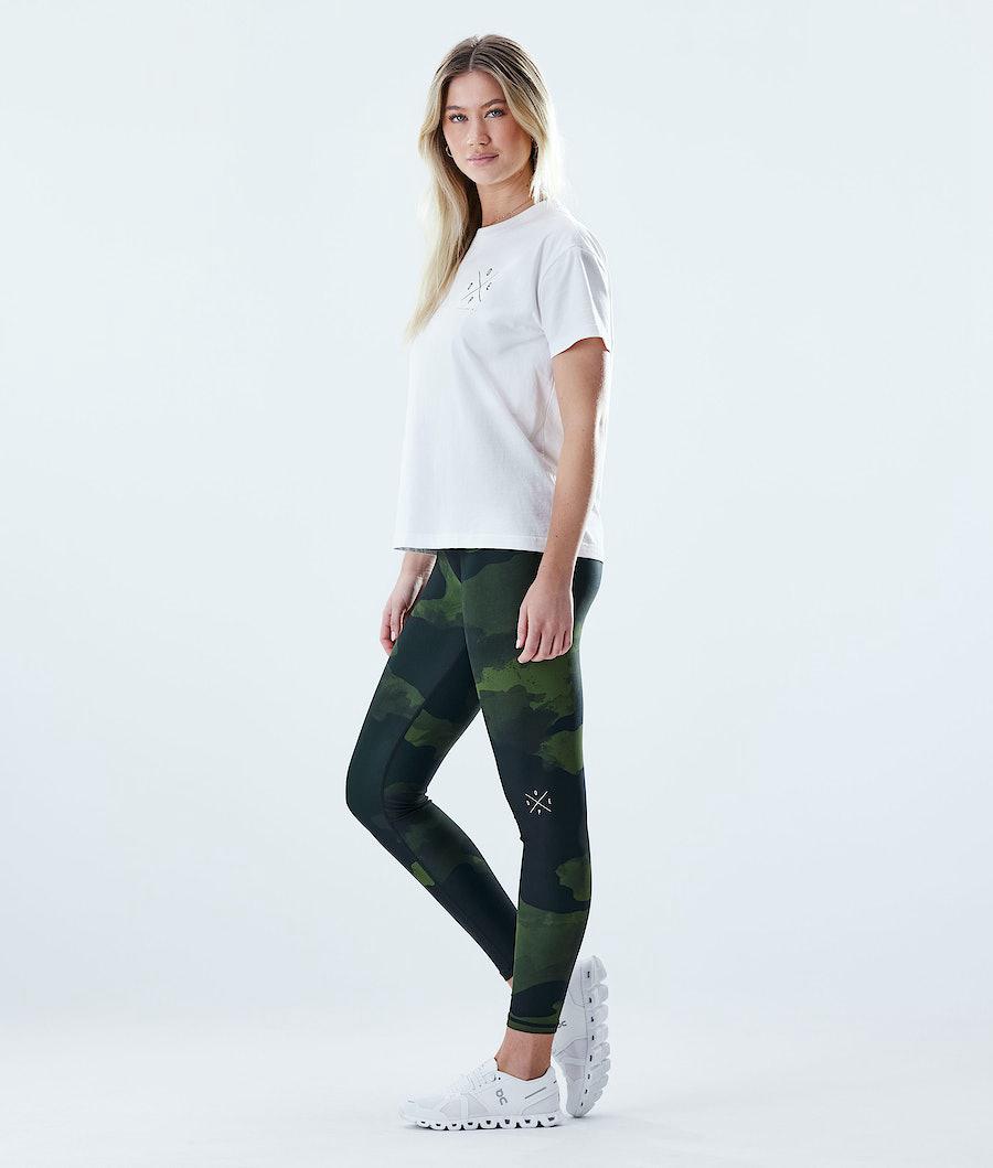 Women's Dope Razor Leggings Green Camo  USA |  LQBFE-4516