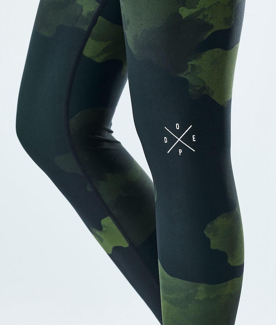 Women's Dope Razor Leggings Green Camo  USA |  LQBFE-4516