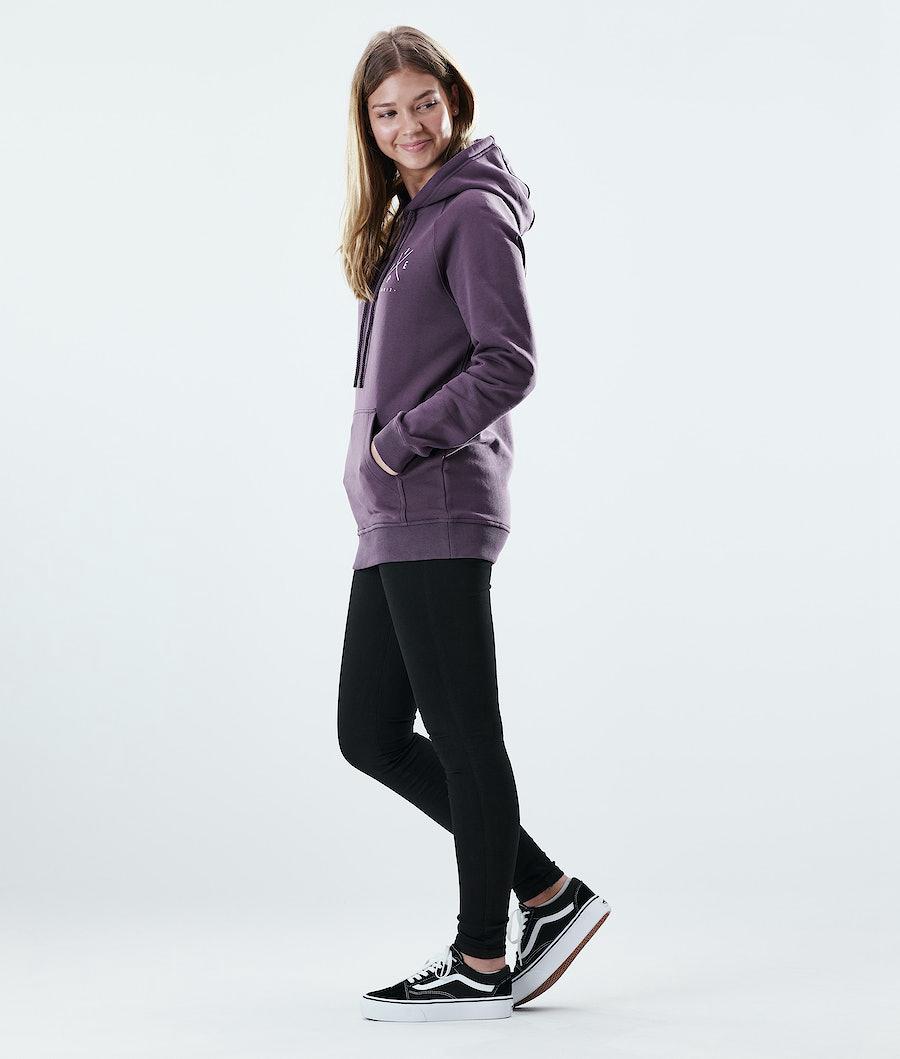 Women's Dope Regular 2X-Up Hoodie Faded Grape Purple  USA |  KWFZY-7529