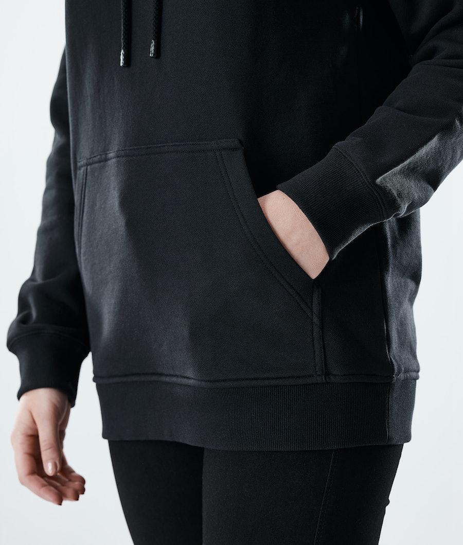 Women's Dope Regular Hoodie Palm Black  USA |  NDWJI-0792