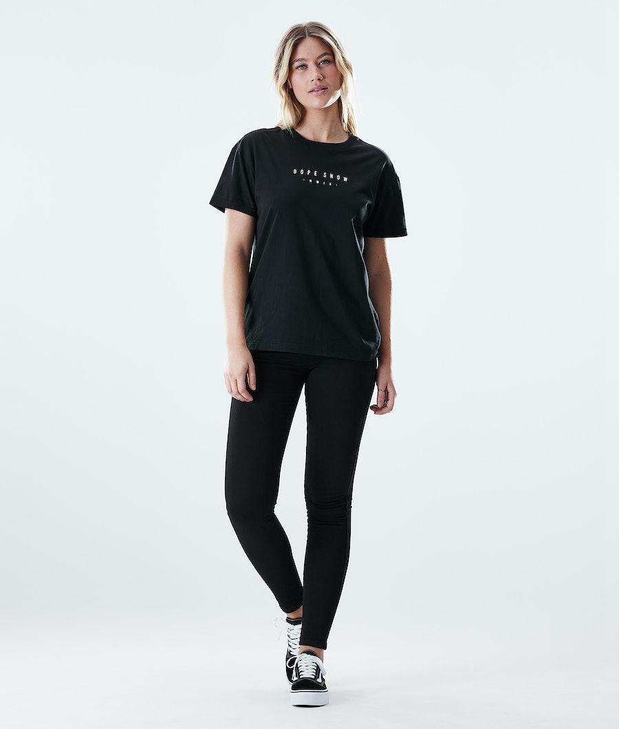 Women's Dope Regular Range T-shirt Black  USA |  HLKZI-6819