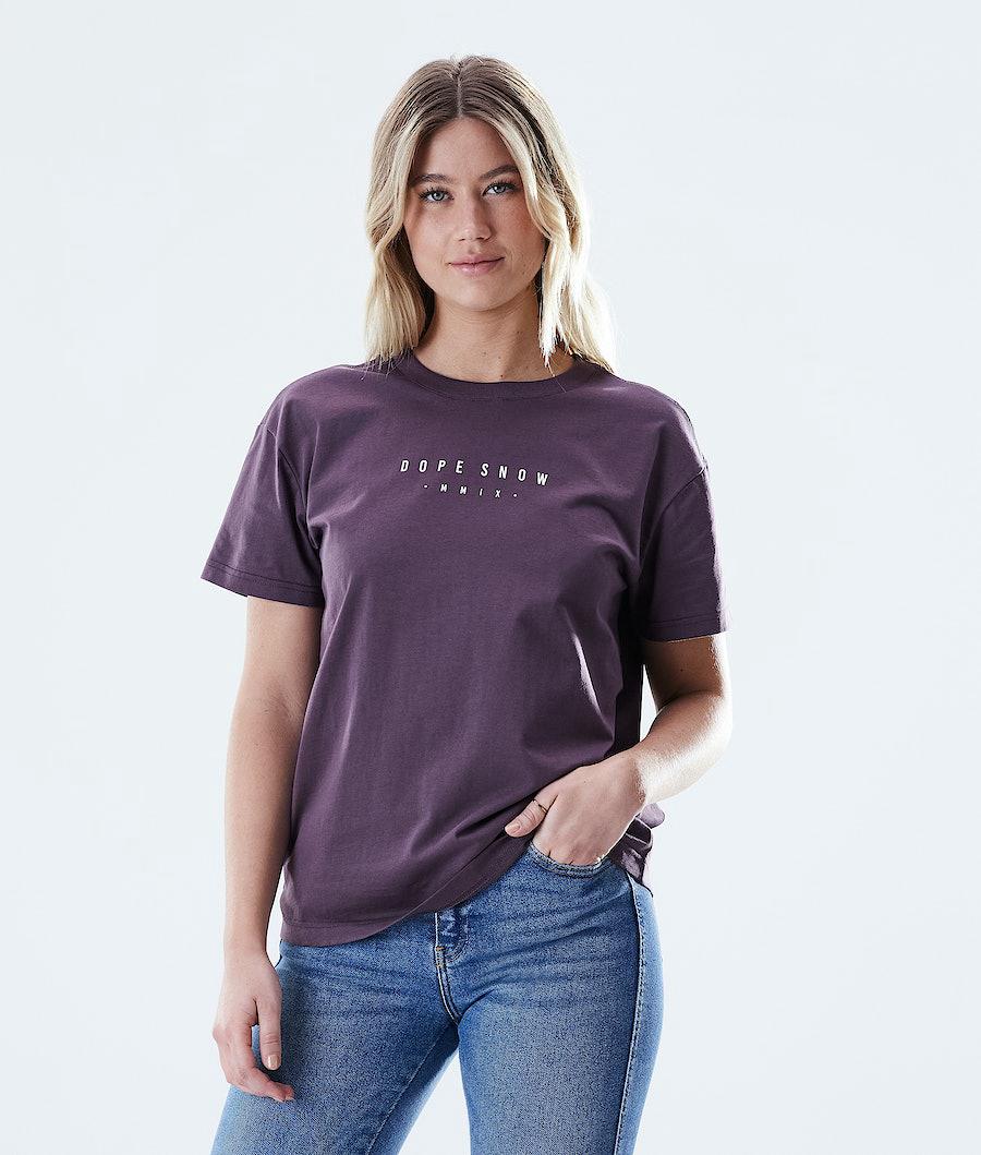 Women\'s Dope Regular Range T-shirt Faded Grape Purple  USA |  QMCBW-3891