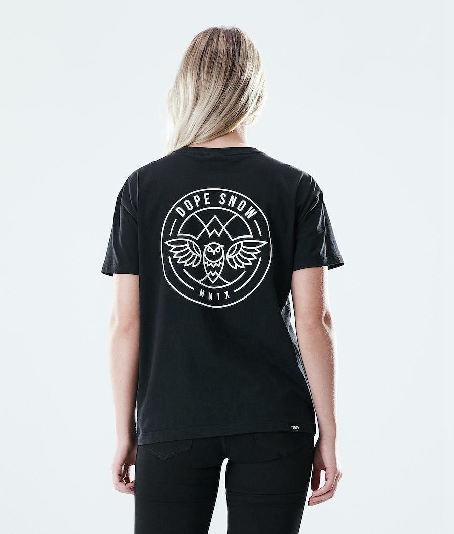 Women's Dope Regular T-shirt Beak Black  USA |  ZEXLD-0541