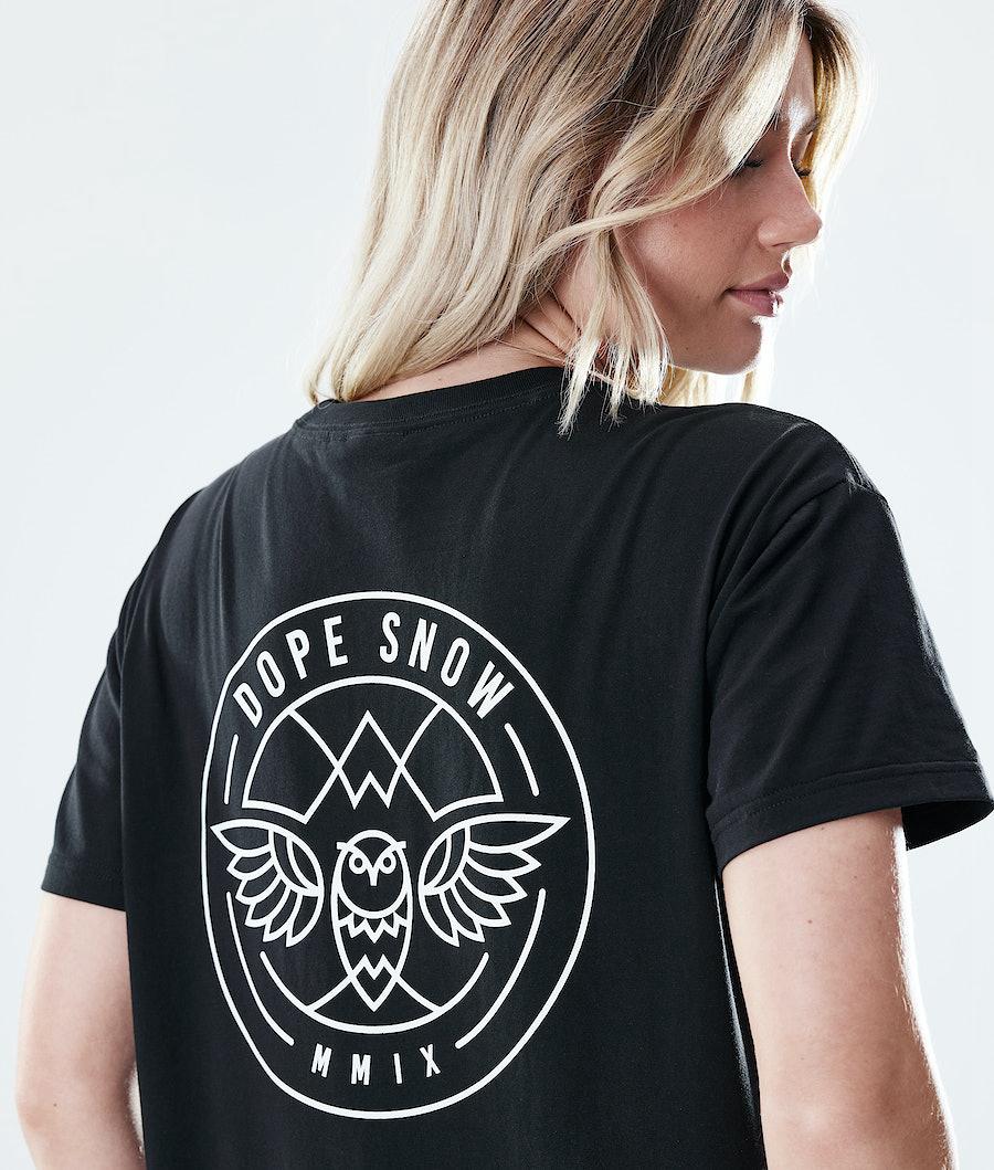 Women's Dope Regular T-shirt Beak Black  USA |  ZEXLD-0541