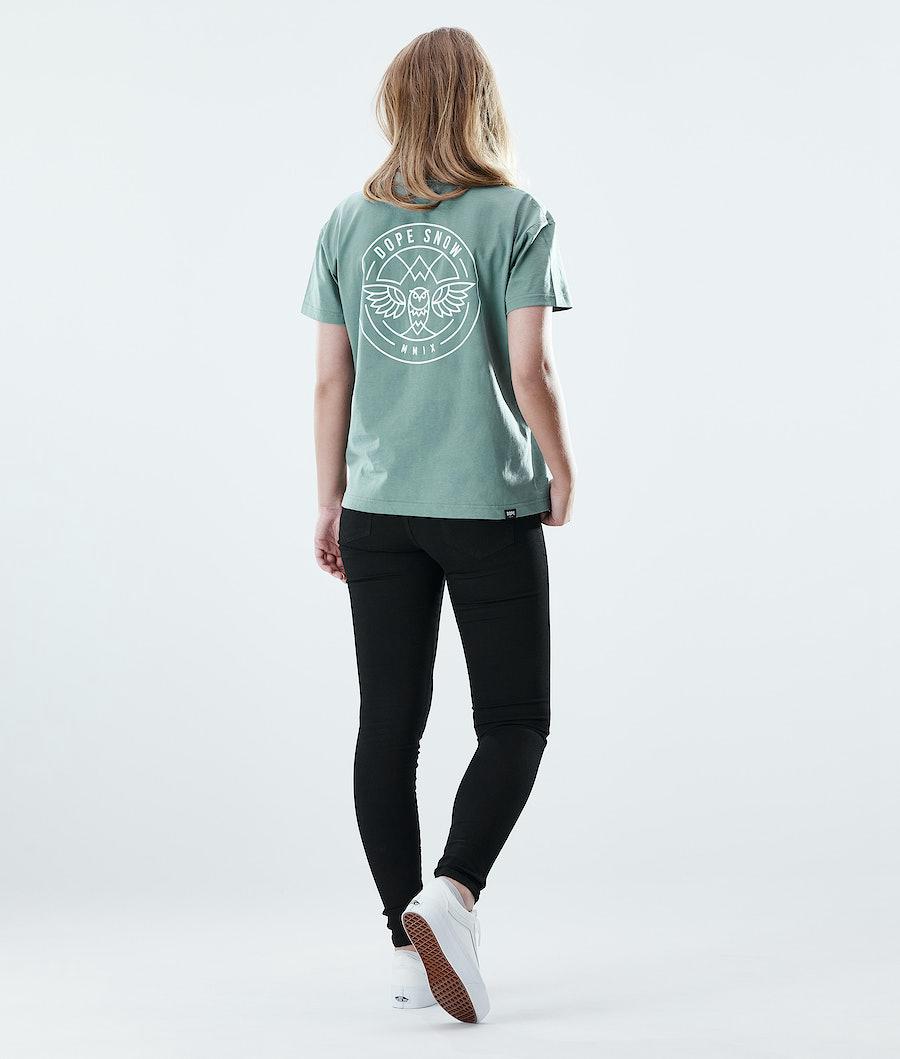 Women's Dope Regular T-shirt Beak Faded Green  USA |  DUNCR-9524