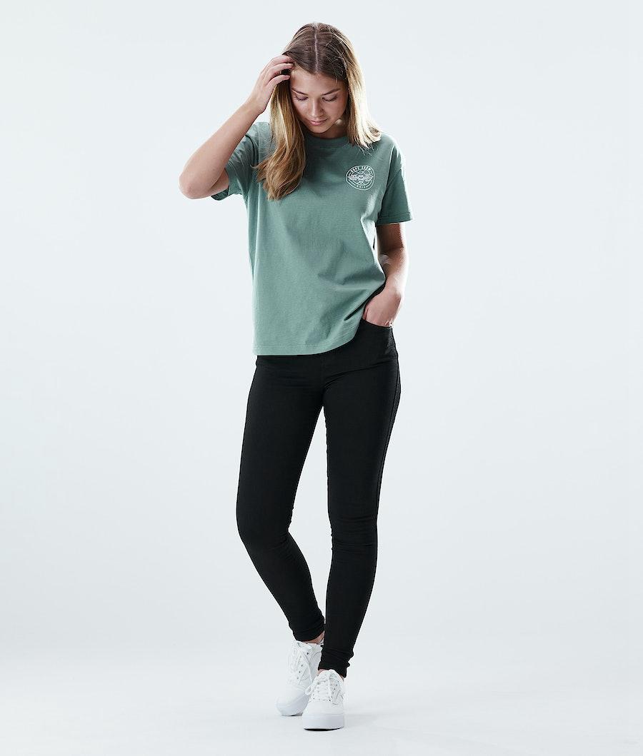 Women's Dope Regular T-shirt Beak Faded Green  USA |  DUNCR-9524