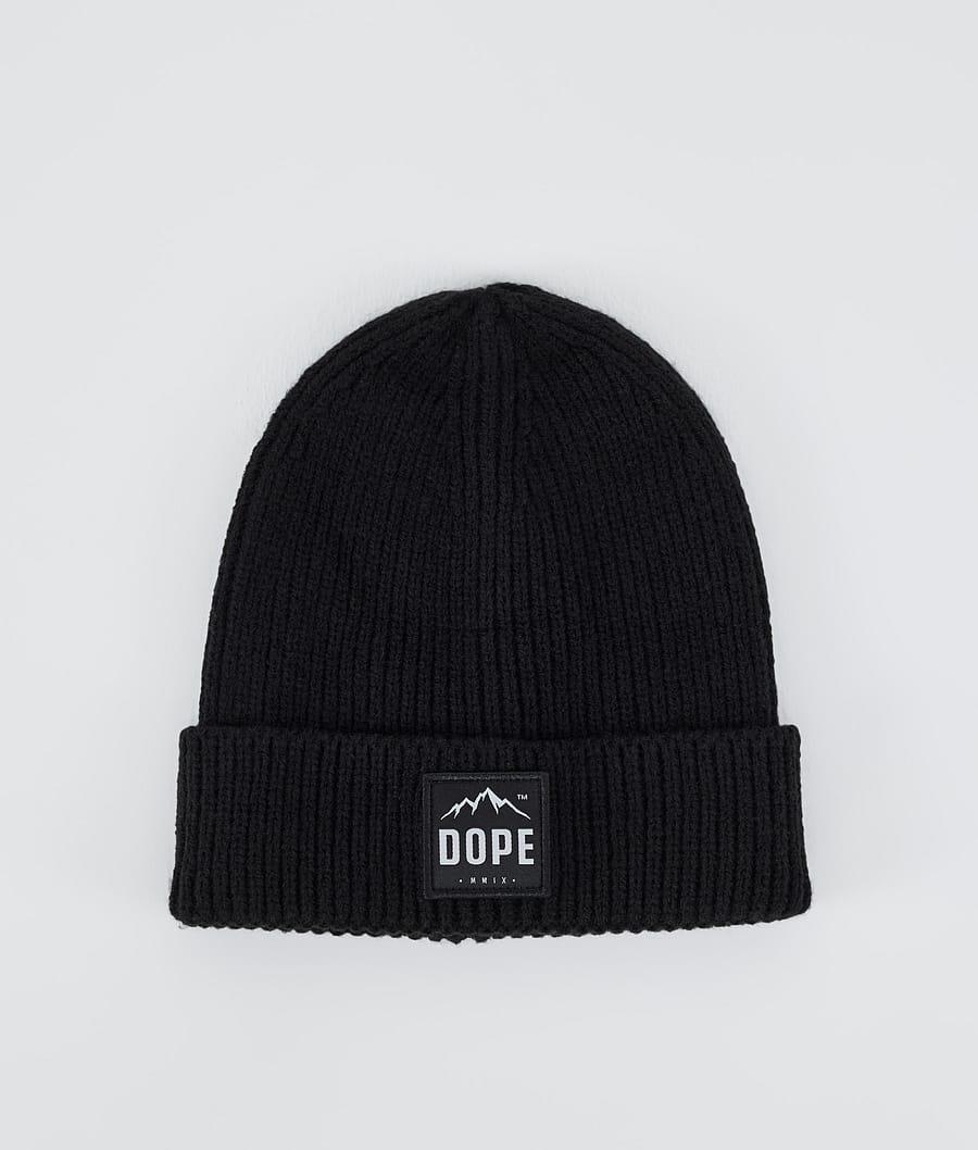 Women\'s Dope Ribbed Paradise Beanie Black  USA |  AXGKD-1932