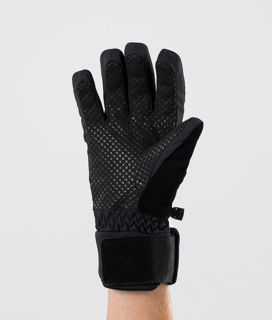 Women's Dope Signet Ski Gloves White/Black  USA |  JMSUC-1286