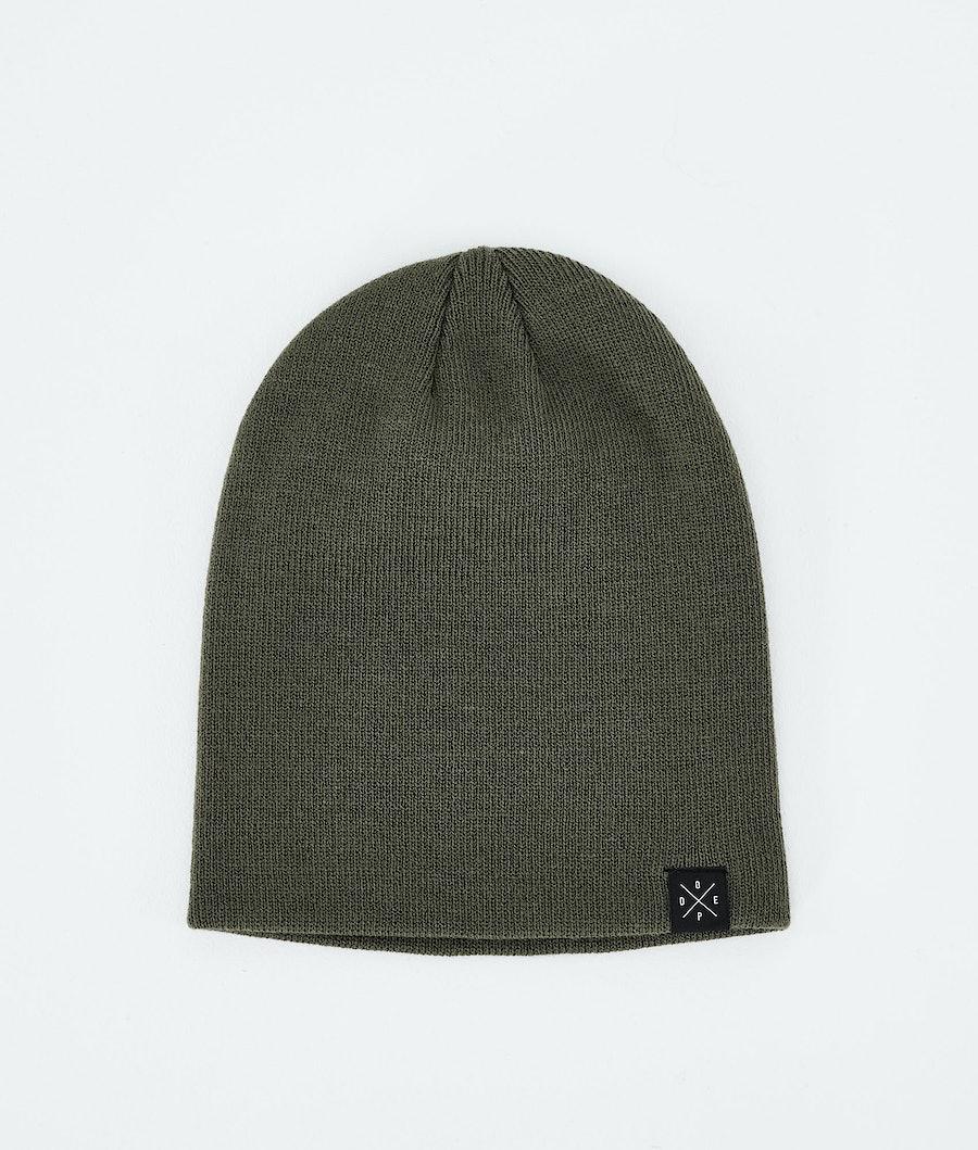 Women's Dope Solitude Beanie Olive Green  USA |  OLNXG-5824