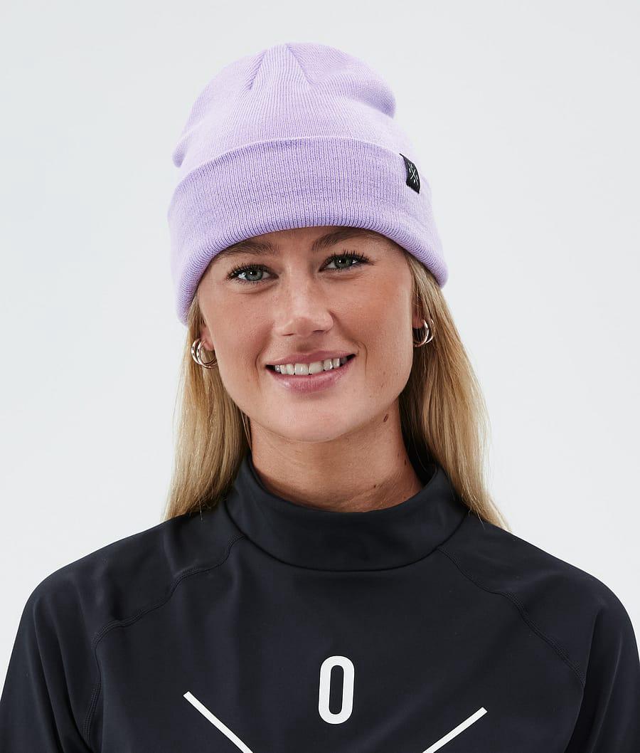 Women's Dope Solitude Faded Beanie Faded Violet Purple  USA |  LMRWY-4379