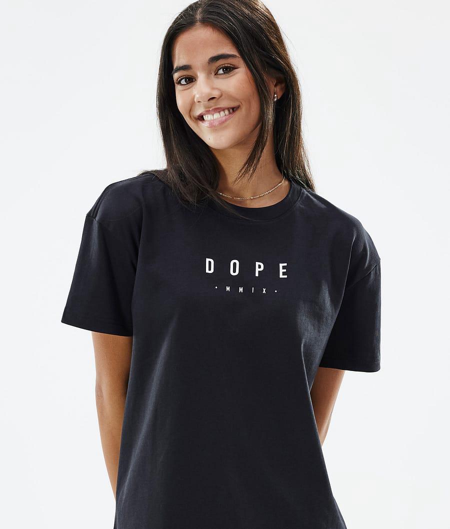 Women's Dope Standard W Peak T-shirt Black  USA |  JKNVY-7103