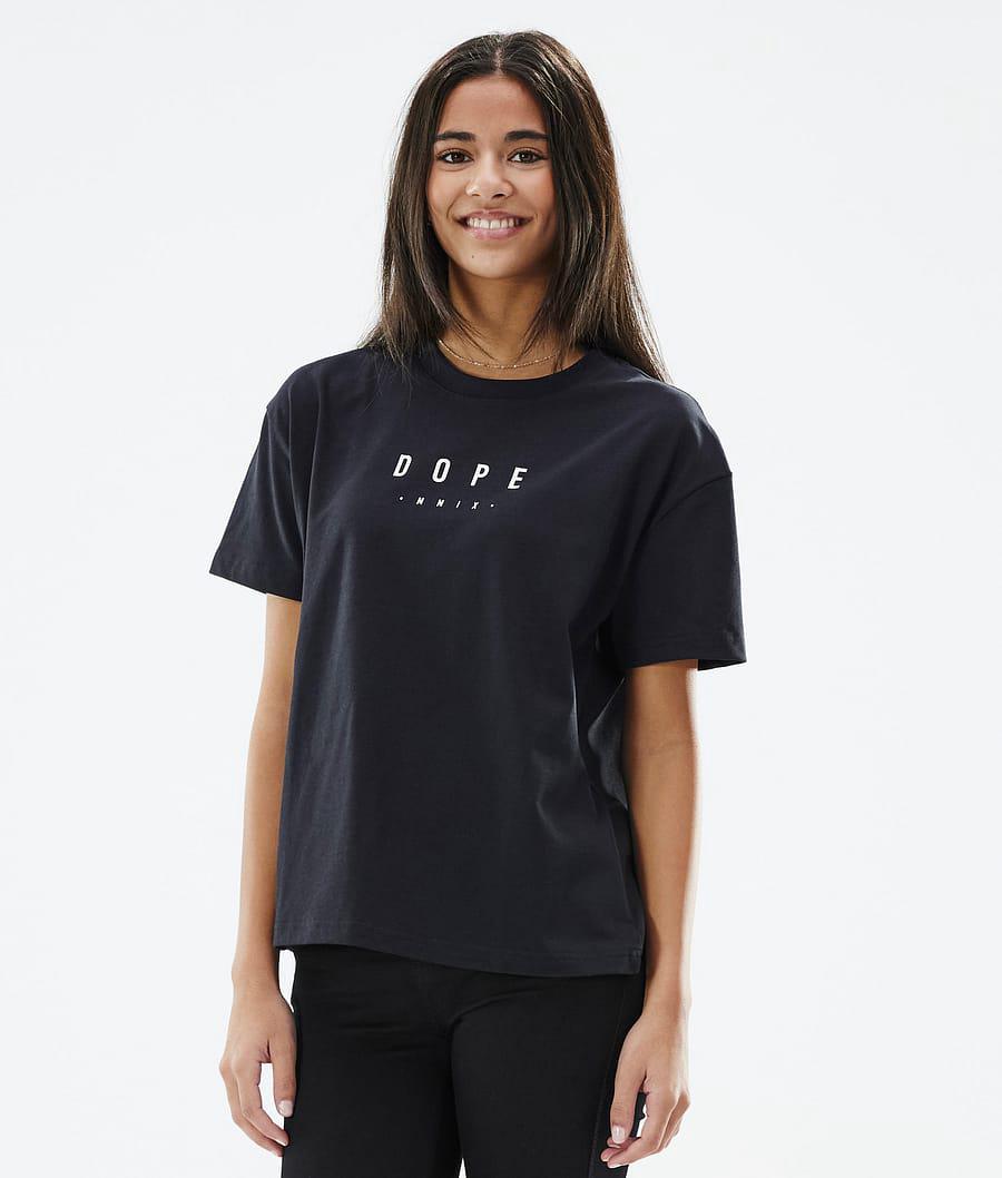 Women's Dope Standard W Peak T-shirt Black  USA |  JKNVY-7103