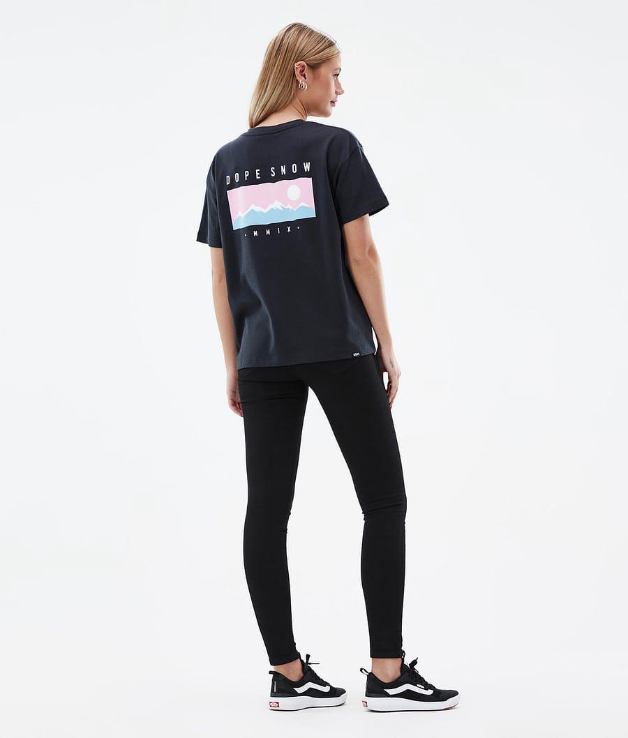 Women's Dope Standard W Range T-shirt Black  USA |  ZQCYK-2614