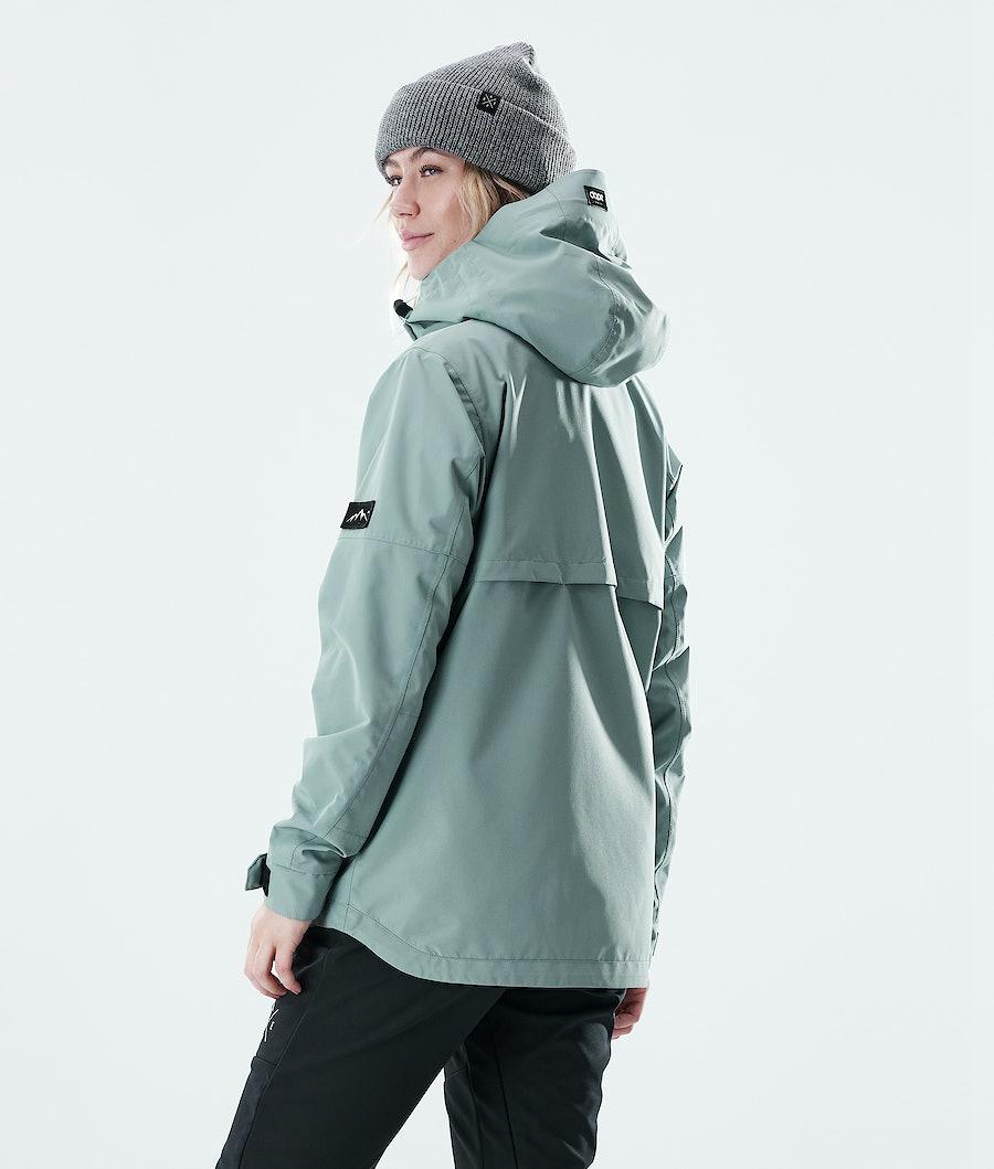 Women's Dope Trekker W Outdoor Jacket Faded Green  USA |  IQVAK-5842