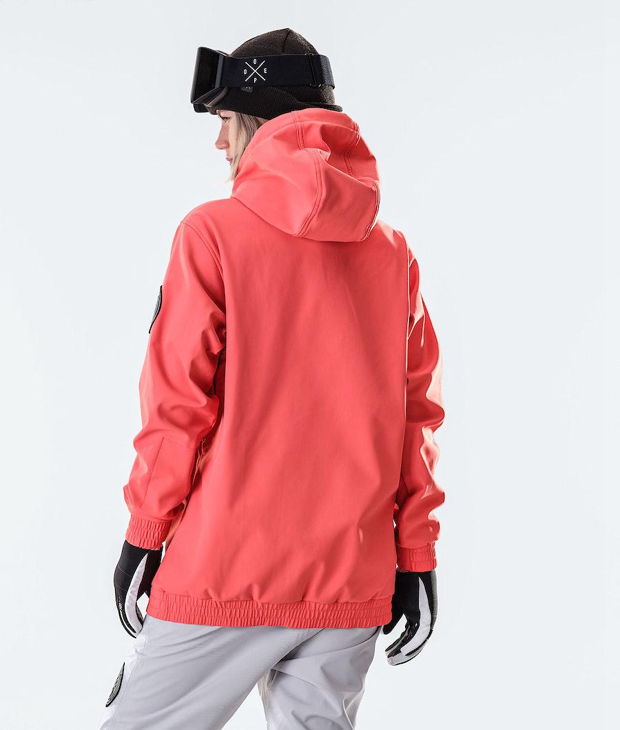 Women's Dope Wylie W 10k Snowboard Jacket Capital Coral  USA |  HKLDM-3806