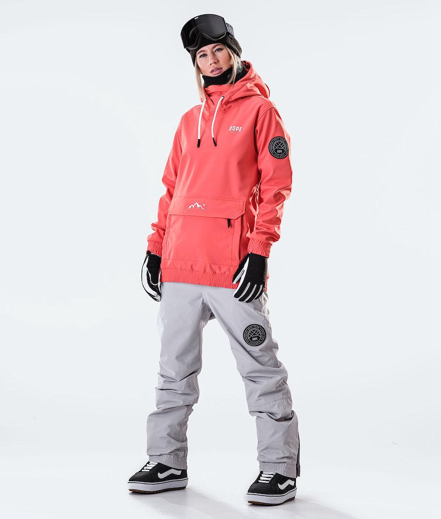 Women's Dope Wylie W 10k Snowboard Jacket Capital Coral  USA |  HKLDM-3806