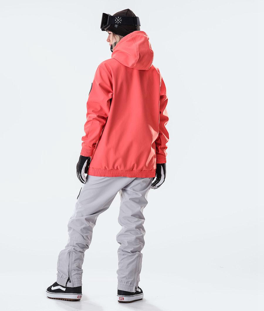 Women's Dope Wylie W 10k Snowboard Jacket Capital Coral  USA |  HKLDM-3806