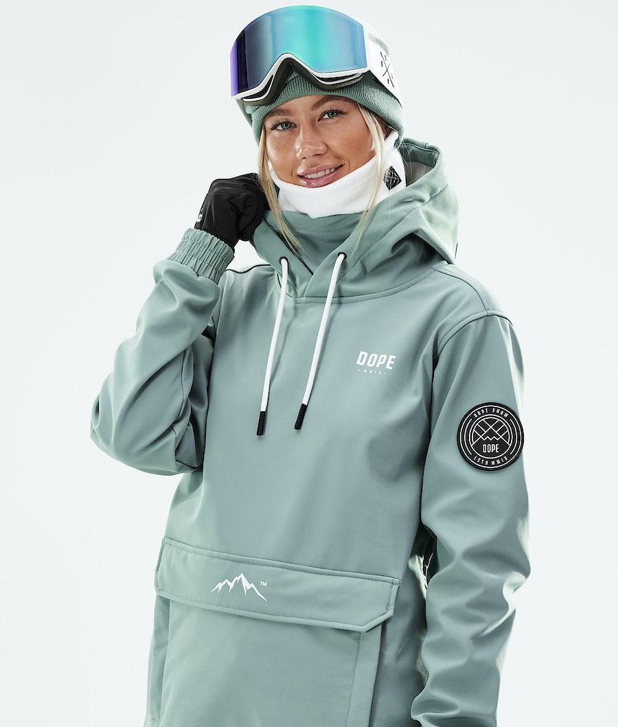 Women's Dope Wylie W Capital Ski Jacket Faded Green  USA |  FOACB-2907