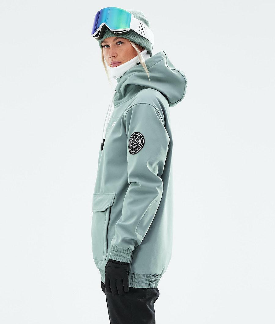 Women's Dope Wylie W Capital Ski Jacket Faded Green  USA |  FOACB-2907