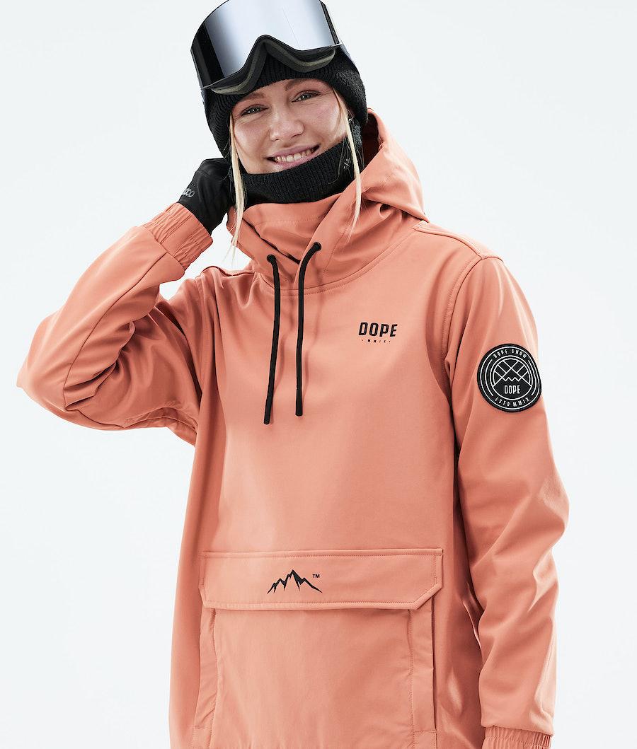 Women's Dope Wylie W Capital Ski Jacket Peach Coral  USA |  MOYSG-6173