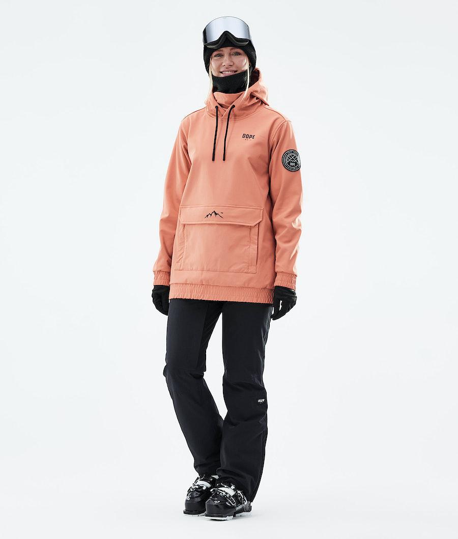 Women's Dope Wylie W Capital Ski Jacket Peach Coral  USA |  MOYSG-6173