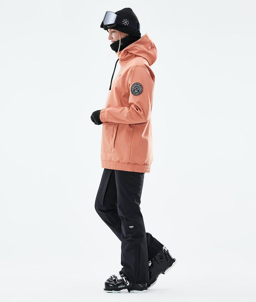 Women's Dope Wylie W Capital Ski Jacket Peach Coral  USA |  MOYSG-6173