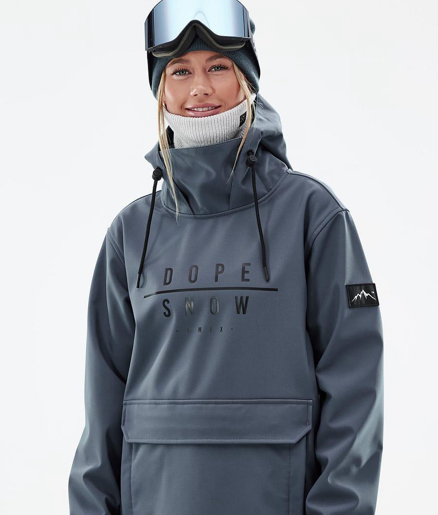 Women's Dope Wylie W DS Ski Jacket Metal Blue  USA |  FAZMO-0514