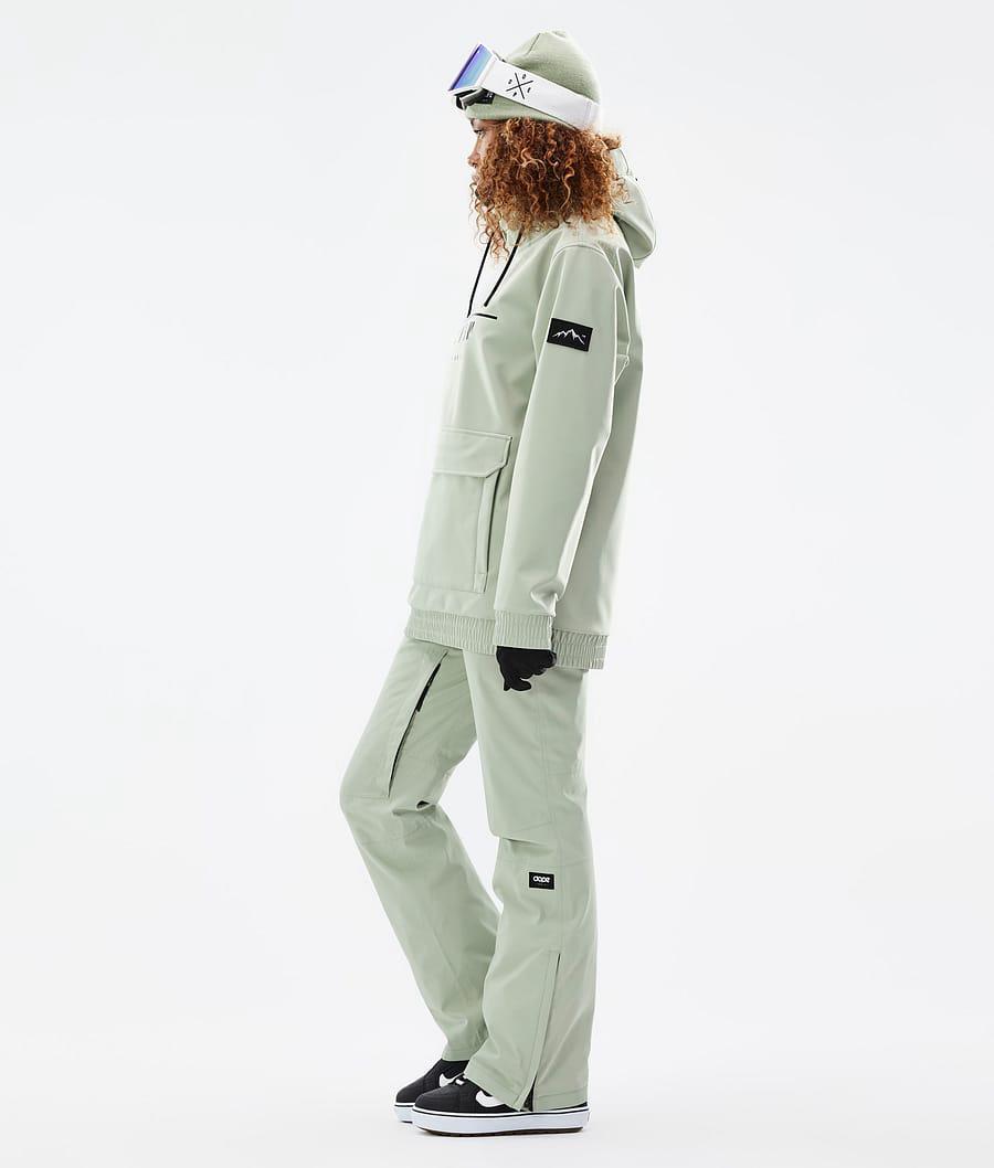 Women's Dope Wylie W DS Snowboard Jacket Soft Green  USA |  BHTDN-8297