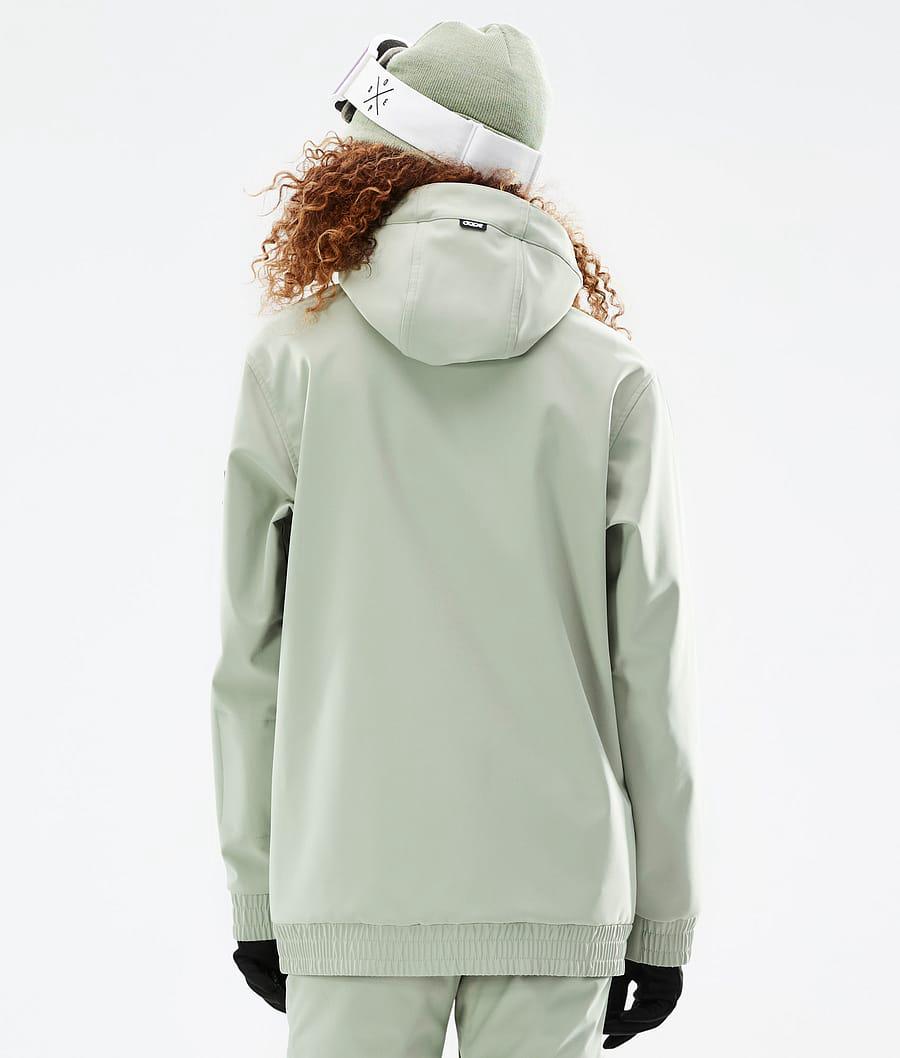 Women's Dope Wylie W DS Snowboard Jacket Soft Green  USA |  BHTDN-8297