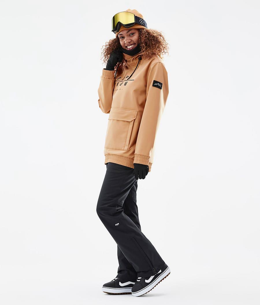 Women's Dope Wylie W DS Snowboard Jacket Khaki Yellow  USA |  JCXEG-3584