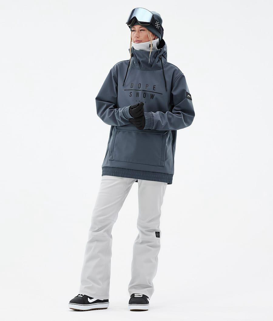 Women's Dope Wylie W DS Snowboard Jacket Metal Blue  USA |  MNOZU-2309