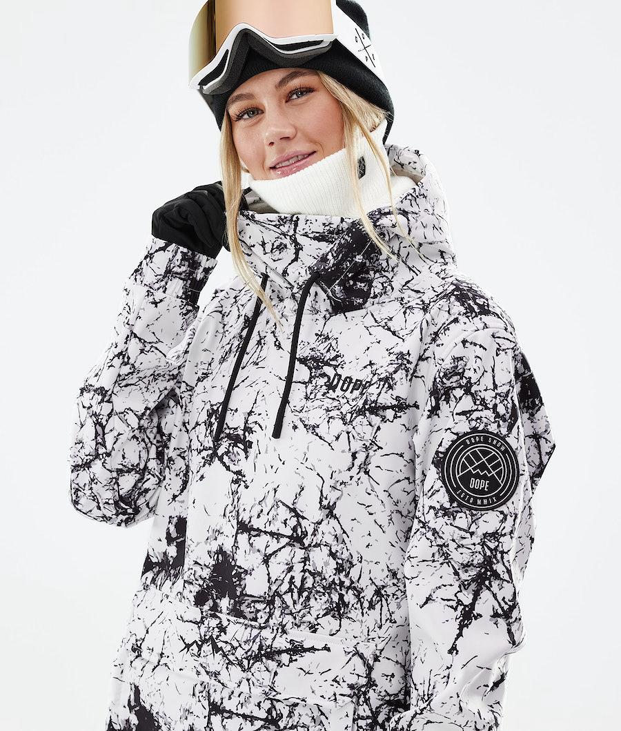 Women's Dope Wylie W Snowboard Jacket Capital Rock White  USA |  OSCHD-2347