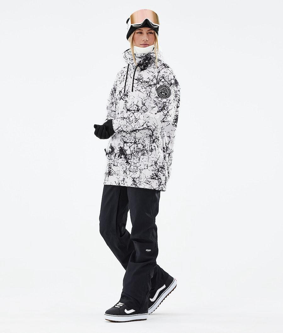 Women's Dope Wylie W Snowboard Jacket Capital Rock White  USA |  OSCHD-2347