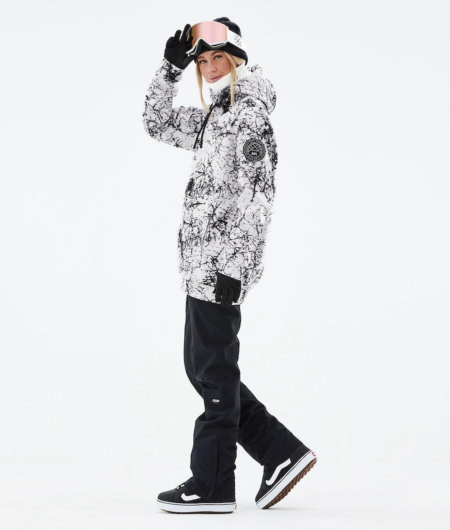 Women's Dope Wylie W Snowboard Jacket Capital Rock White  USA |  OSCHD-2347