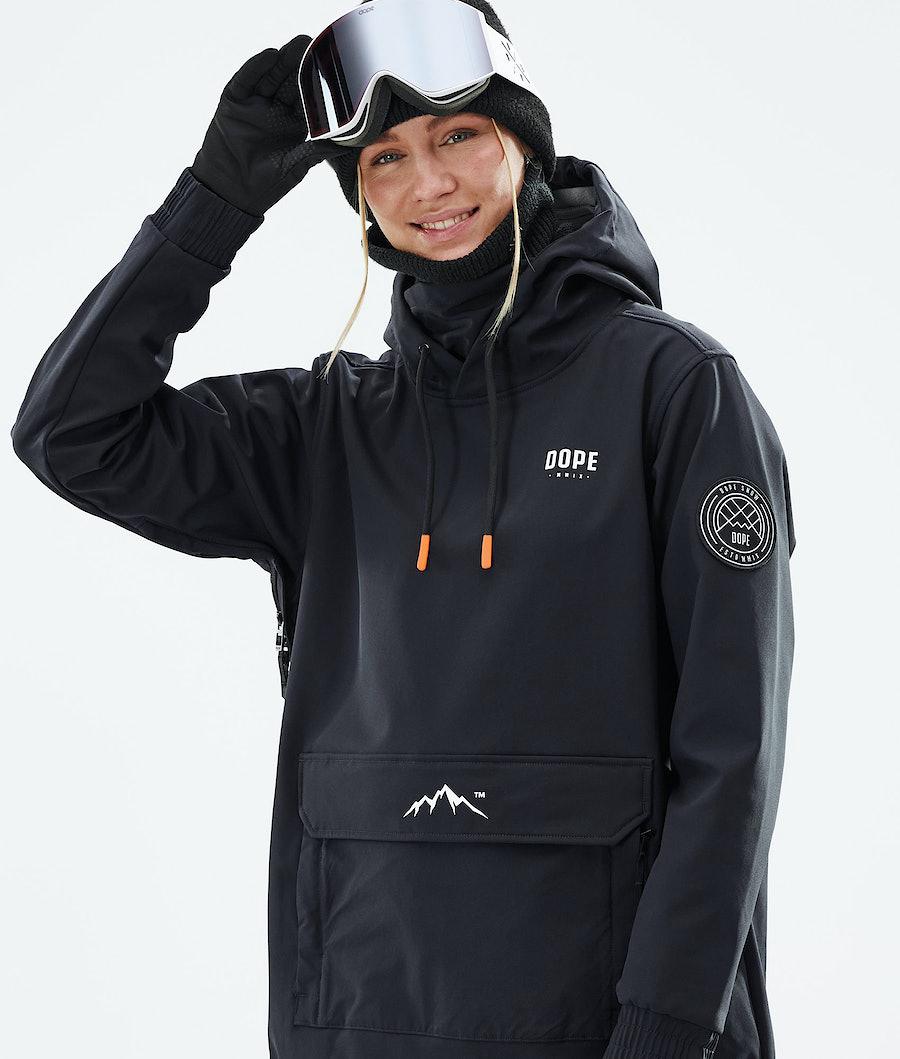 Women's Dope Wylie W Snowboard Jacket Capital Black  USA |  PGVWI-9156