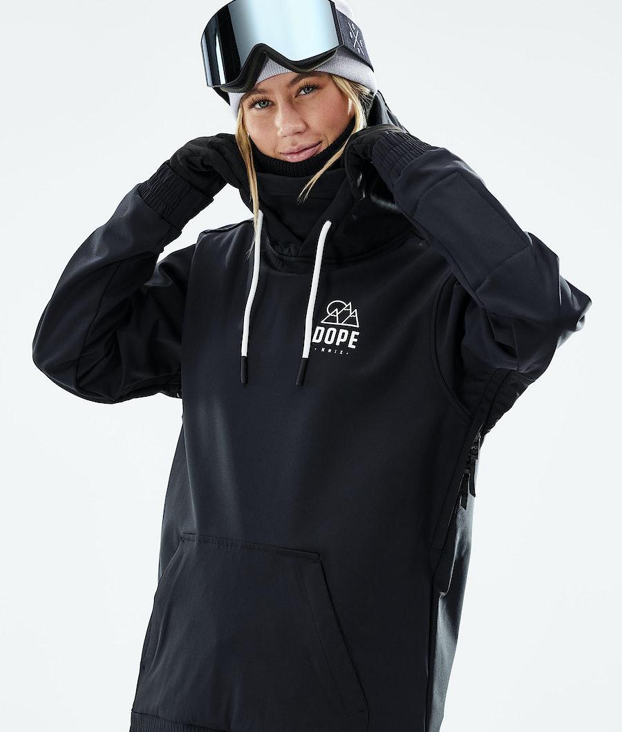 Women's Dope Yeti 2021 Ski Jacket Rise Black  USA |  MHLOI-6970