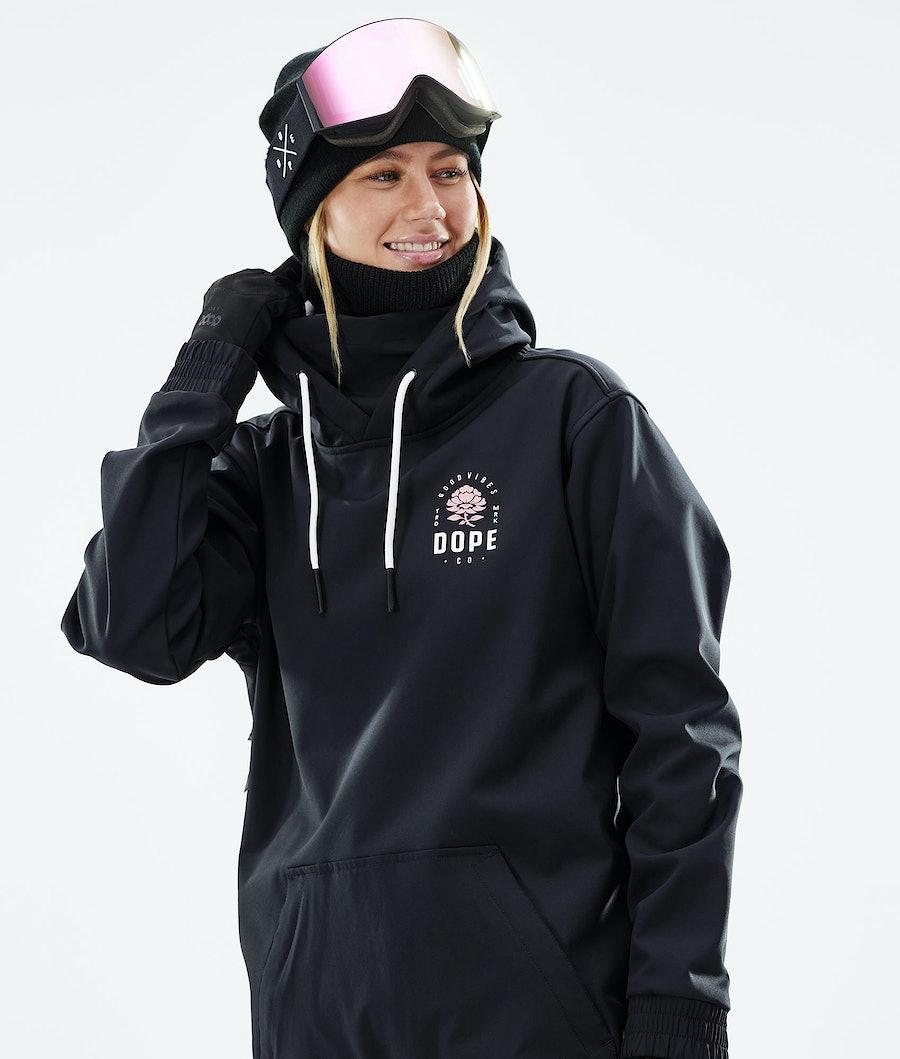 Women's Dope Yeti 2021 Ski Jacket Rose Black  USA |  QSYUL-4937