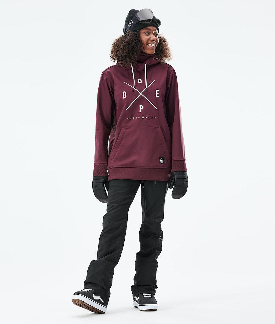 Women's Dope Yeti W 10k Snowboard Jacket Burgundy  USA |  CKAIX-9254