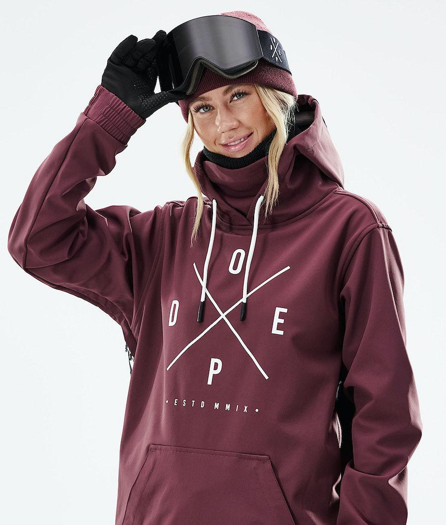 Women's Dope Yeti W 2021 2X-Up Snowboard Jacket Burgundy  USA |  RCTYJ-2056