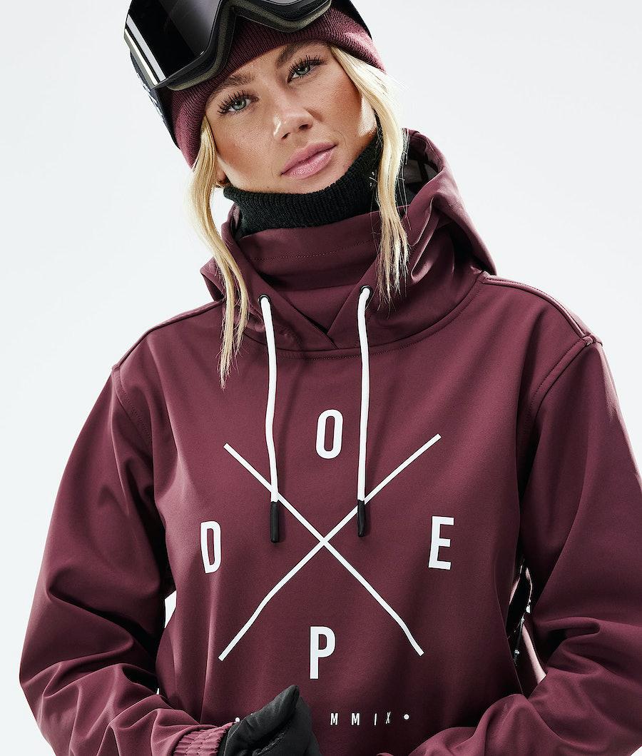 Women's Dope Yeti W 2021 2X-Up Snowboard Jacket Burgundy  USA |  RCTYJ-2056