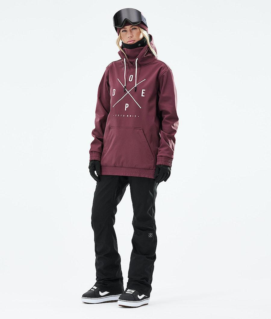 Women's Dope Yeti W 2021 2X-Up Snowboard Jacket Burgundy  USA |  RCTYJ-2056