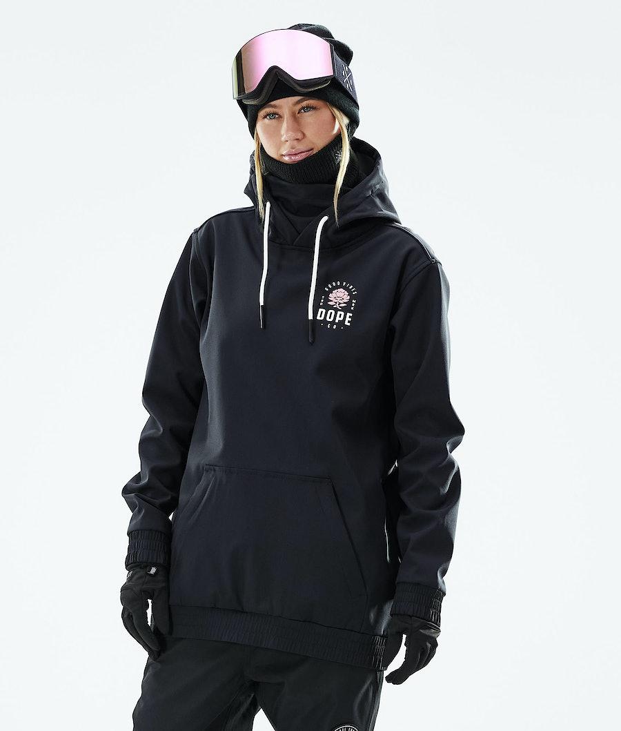 Women's Dope Yeti W 2021 Snowboard Jacket Rose Black  USA |  GRWST-7506