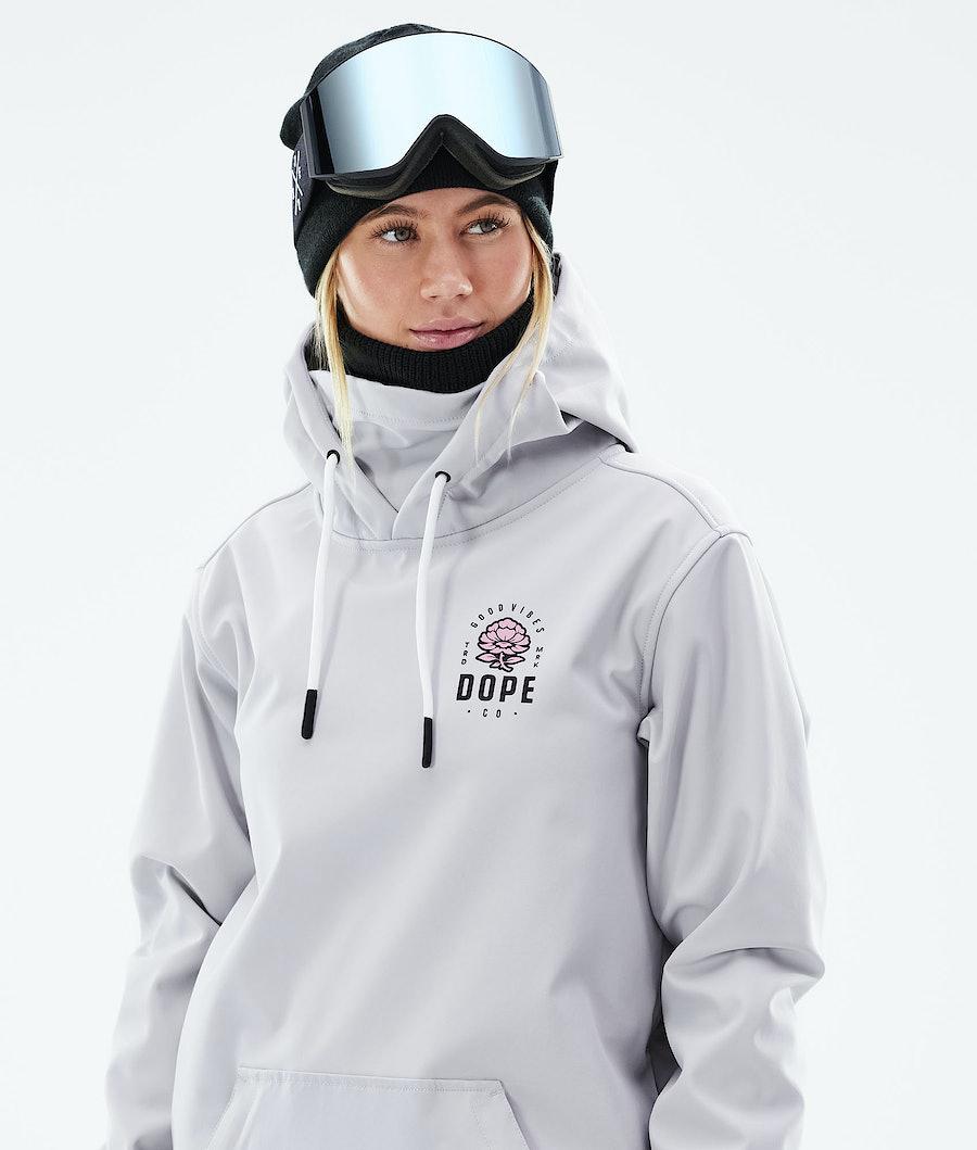 Women's Dope Yeti W 2021 Snowboard Jacket Rose Light Grey  USA |  UTBDM-2978