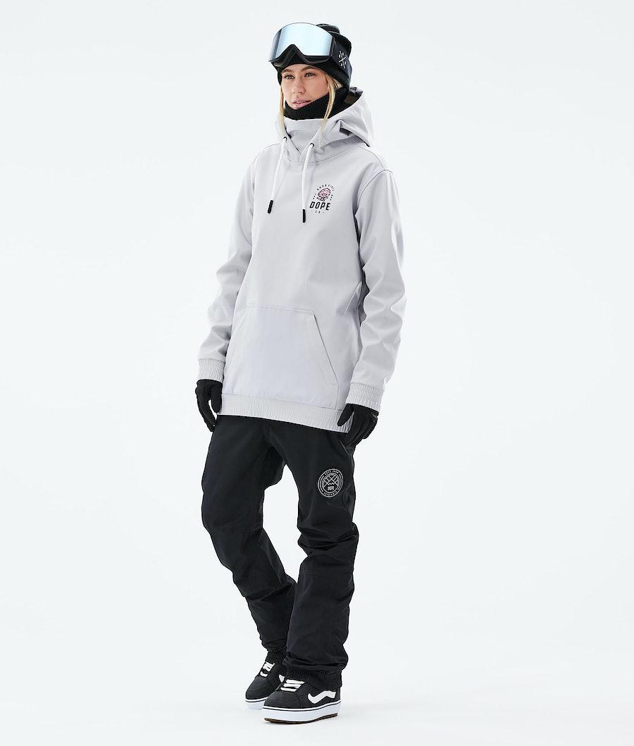 Women's Dope Yeti W 2021 Snowboard Jacket Rose Light Grey  USA |  UTBDM-2978